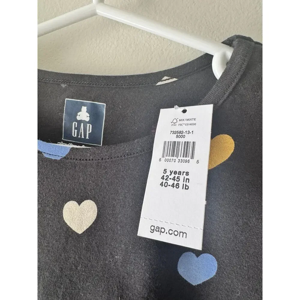 Gap Girls heart tunic top - 5 years